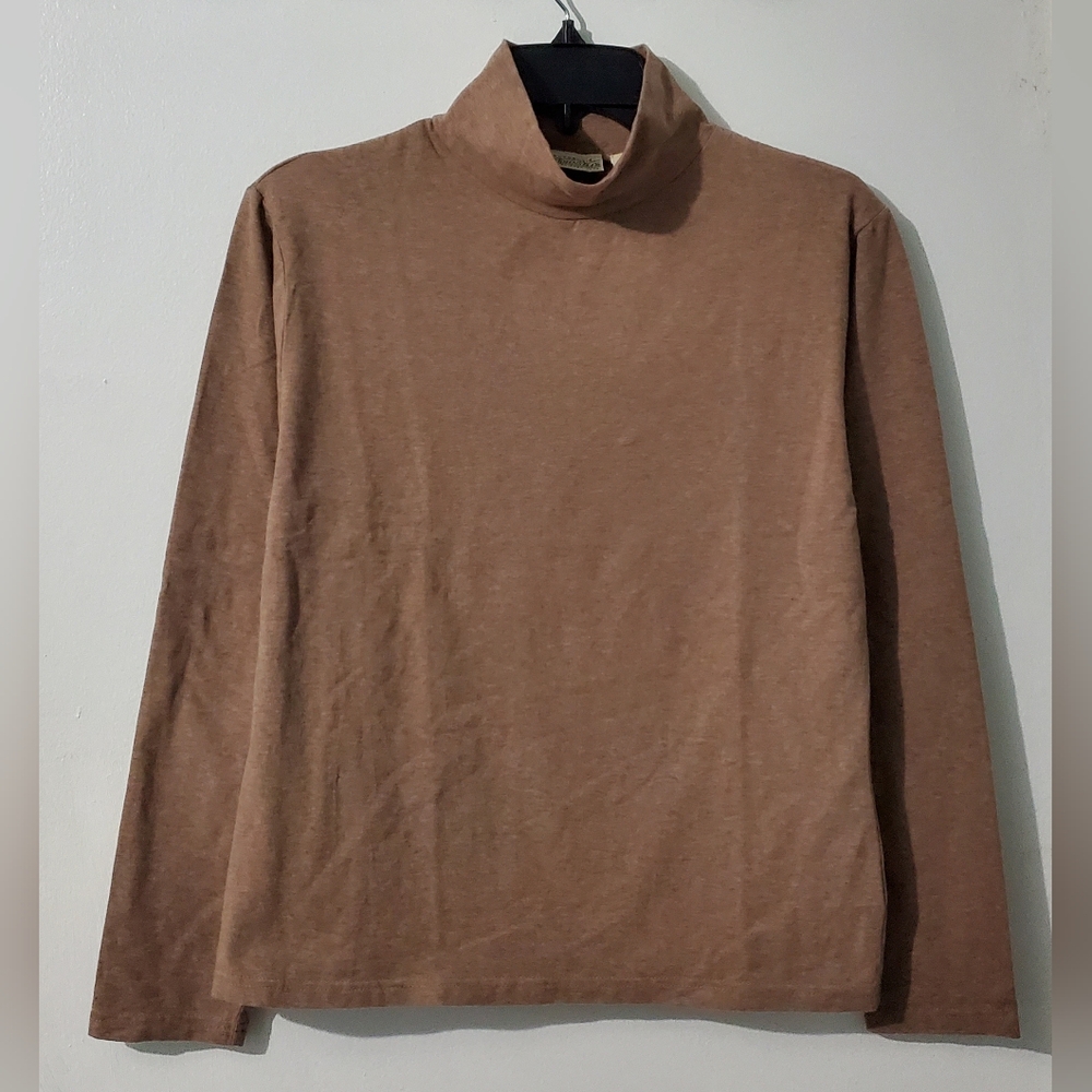 90s, St. John's Bay Women's Turtleneck Stretch Shirt. Excellent Condition.